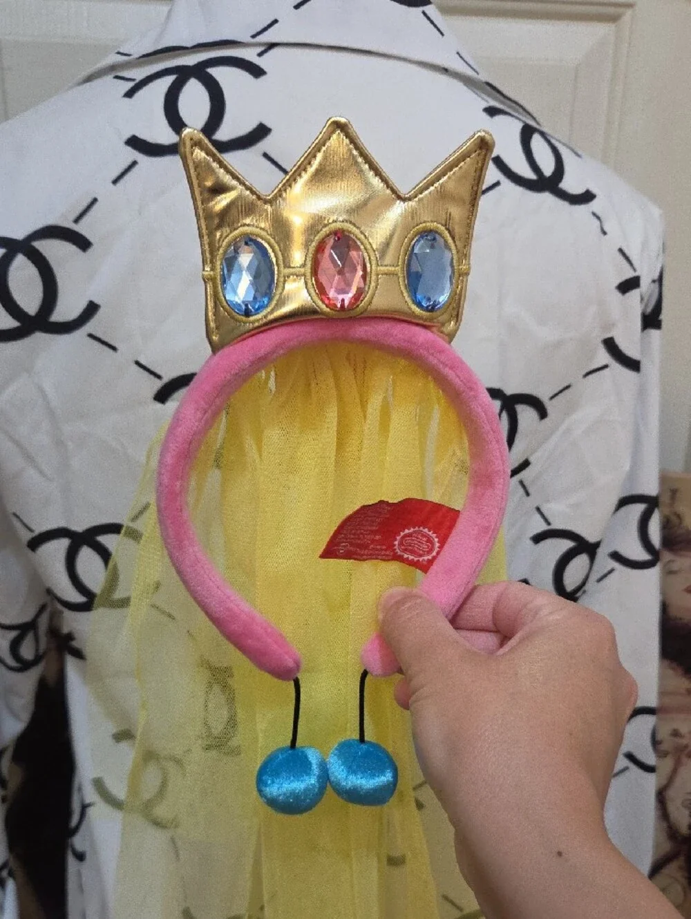 Super Nintendo World Peach Princess Crown Headband